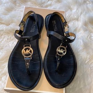 Michael Kors sandals black/sliver size 8